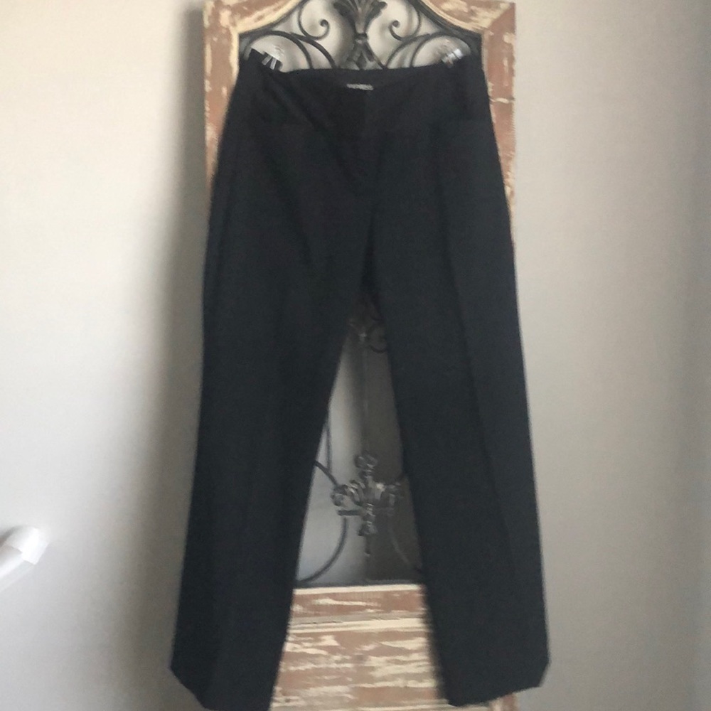 Express. Black Editor Pants. Size 6 Regular. - image 1